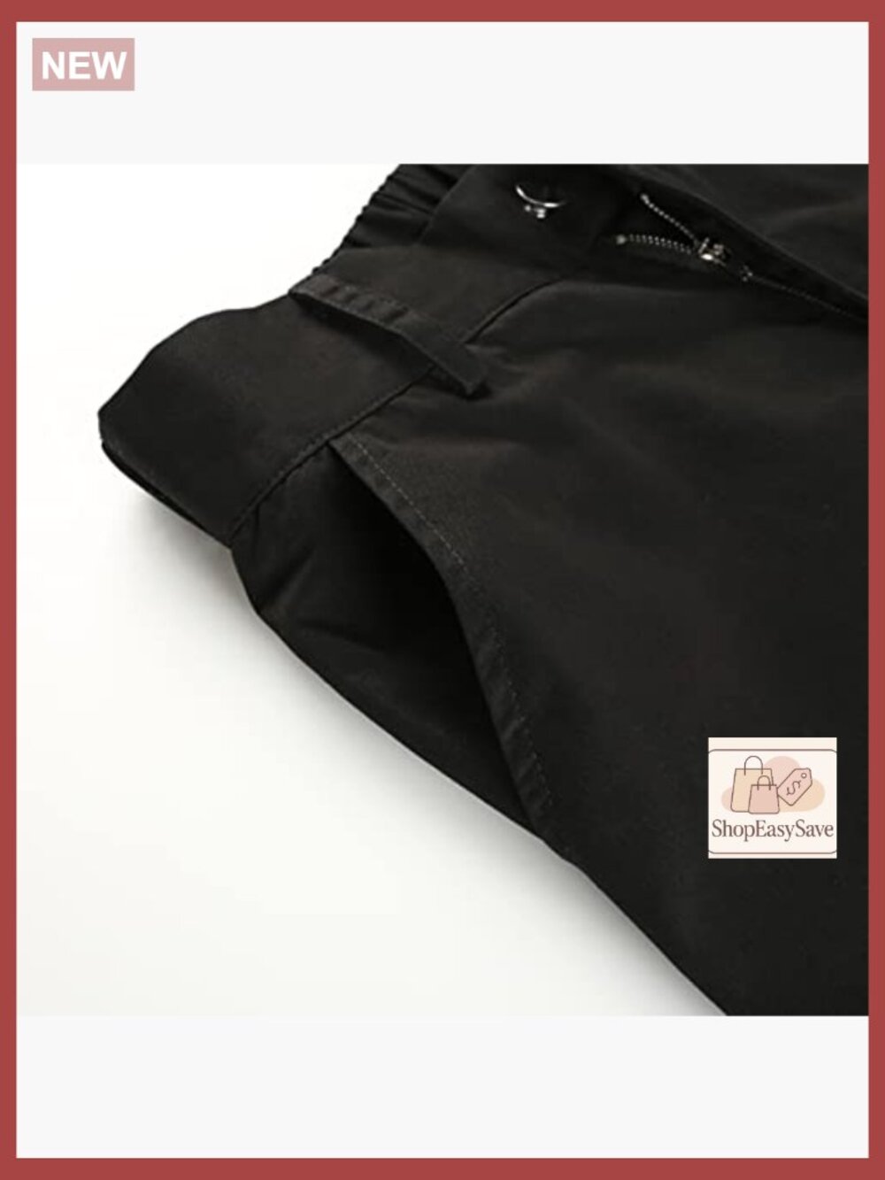 High Waisted Cargo Pants with Pockets Baggy Y2k Streetwear - Picture 5 of 7
